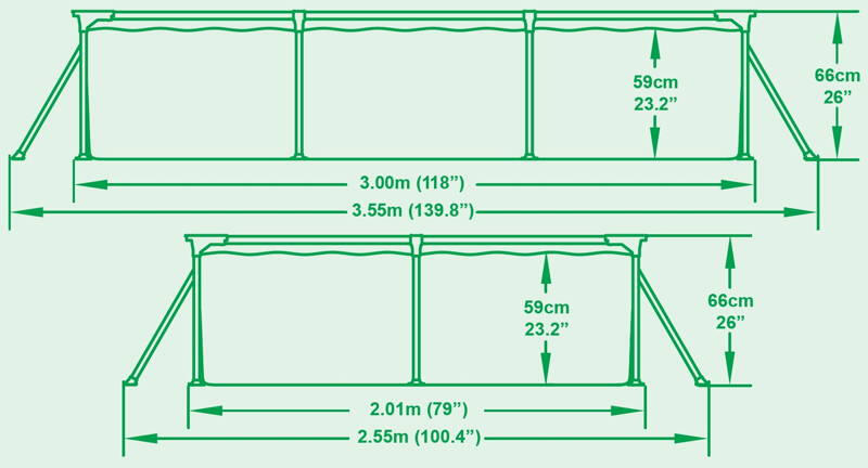 Piscine Démontable Bestway 201 x 300 x 66 cm 3/7
