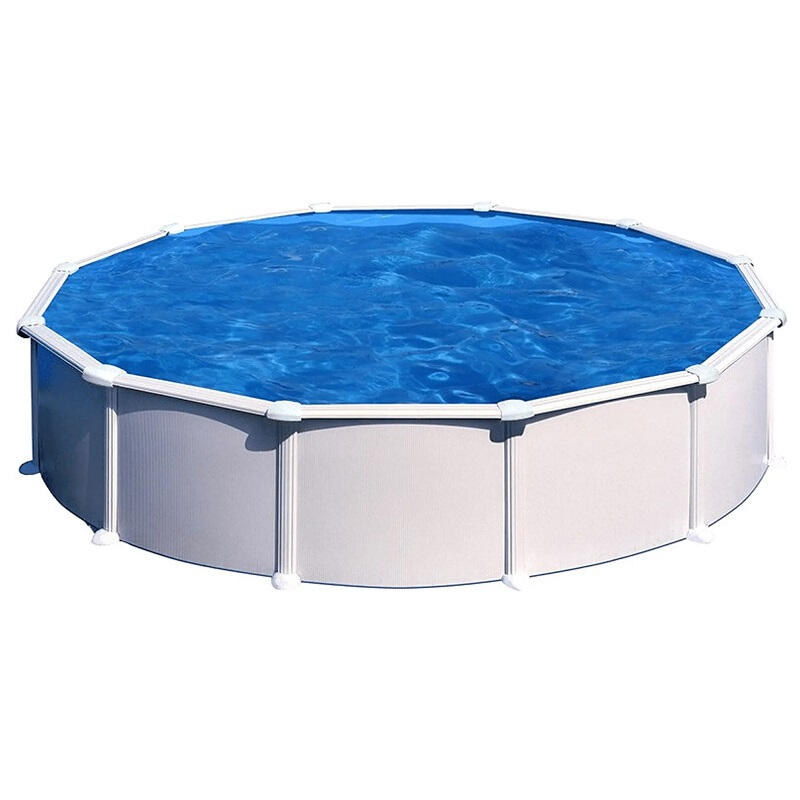 Piscina Desmontável redonda Ø 550cm y altura 132cm em aço branco GRE Atlantis