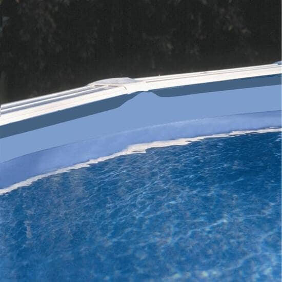 Piscina Desmontable redonda Ø 350cm y altura 132cm de acero blanco GRE Atlantis