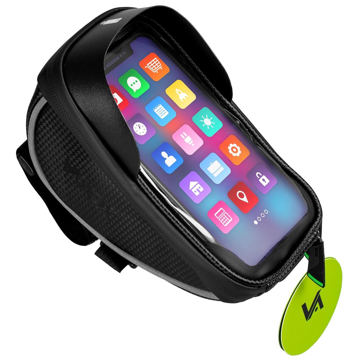Fietstas voor stuur VAYOX VA0169 met telefoonhoesje. 3/7
