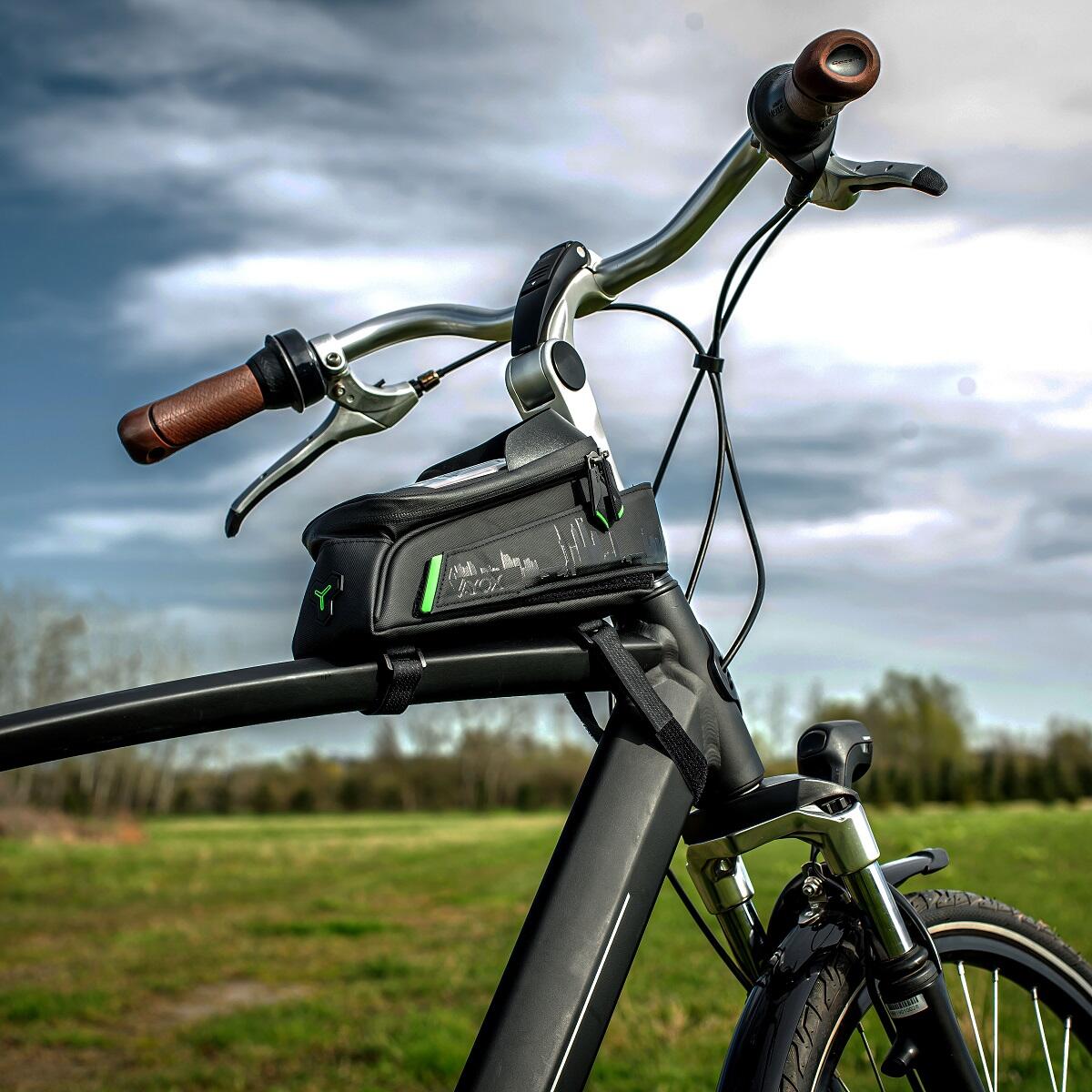 Saco para bicicleta no quadro VAYOX VA0170 com estojo para telefone 4/7