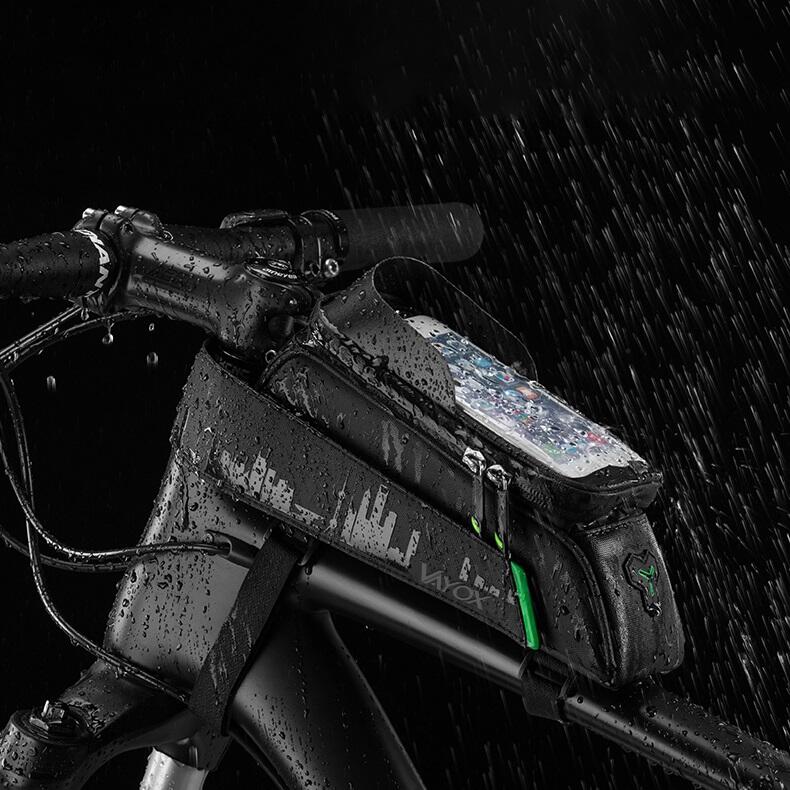 Saco para bicicleta no quadro VAYOX VA0170 com estojo para telefone 2/7