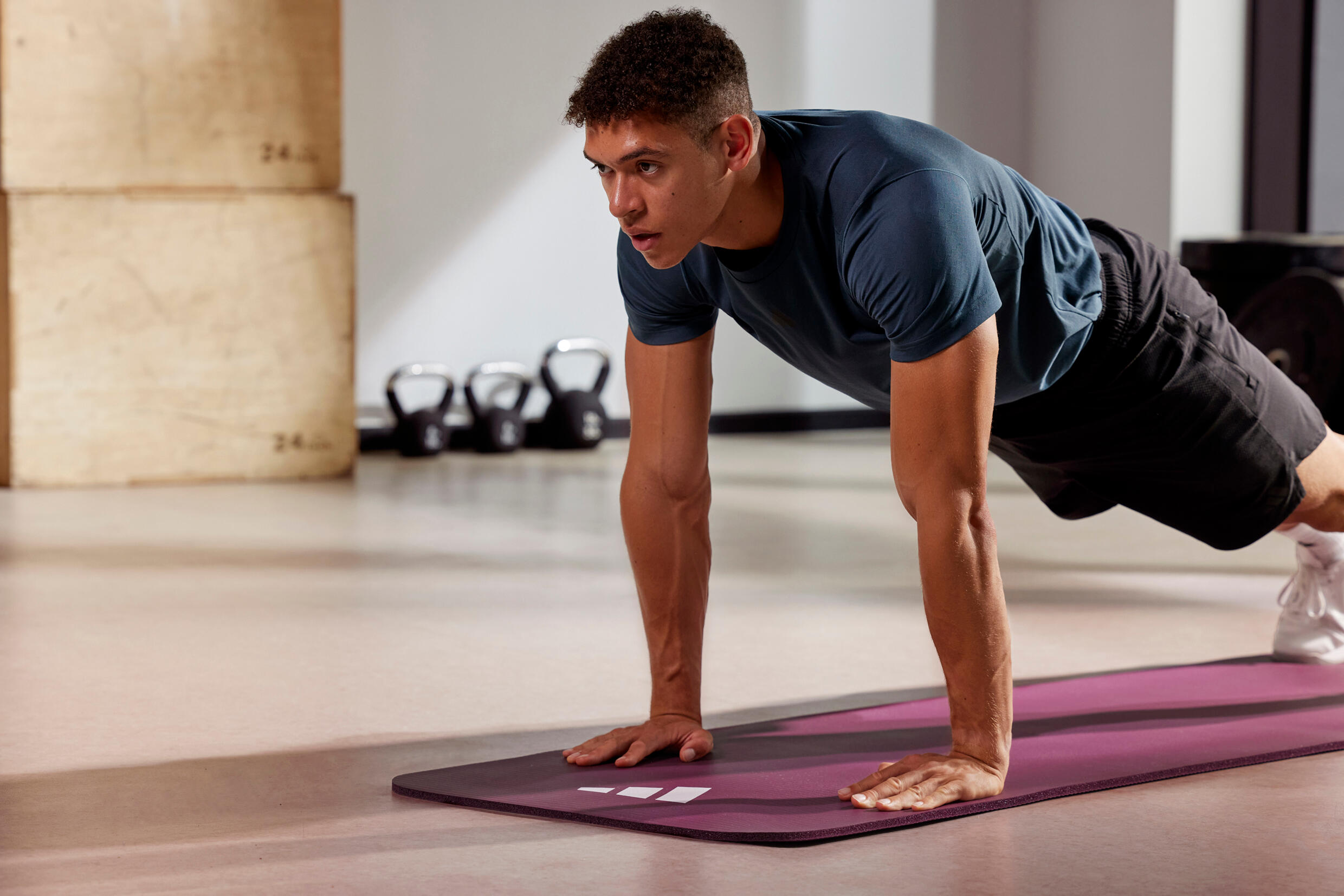 Adidas Fitness Mat - 10mm - Maroon 6/6