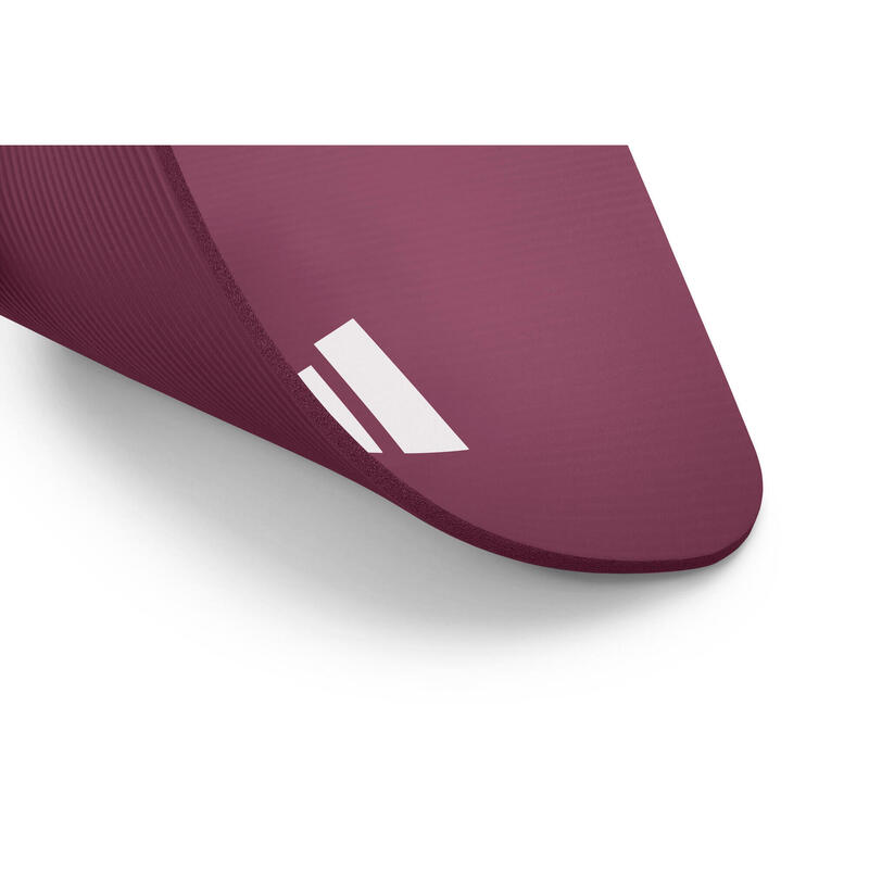 Tapis de fitness, 10mm, Maroon