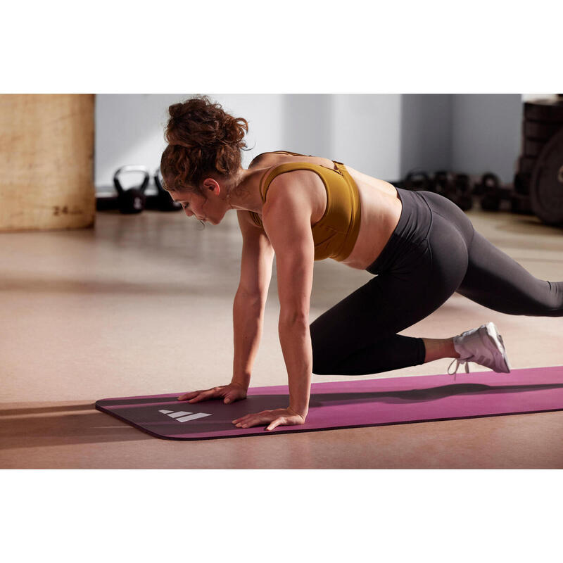 Tapis de fitness, 7mm, Maroon
