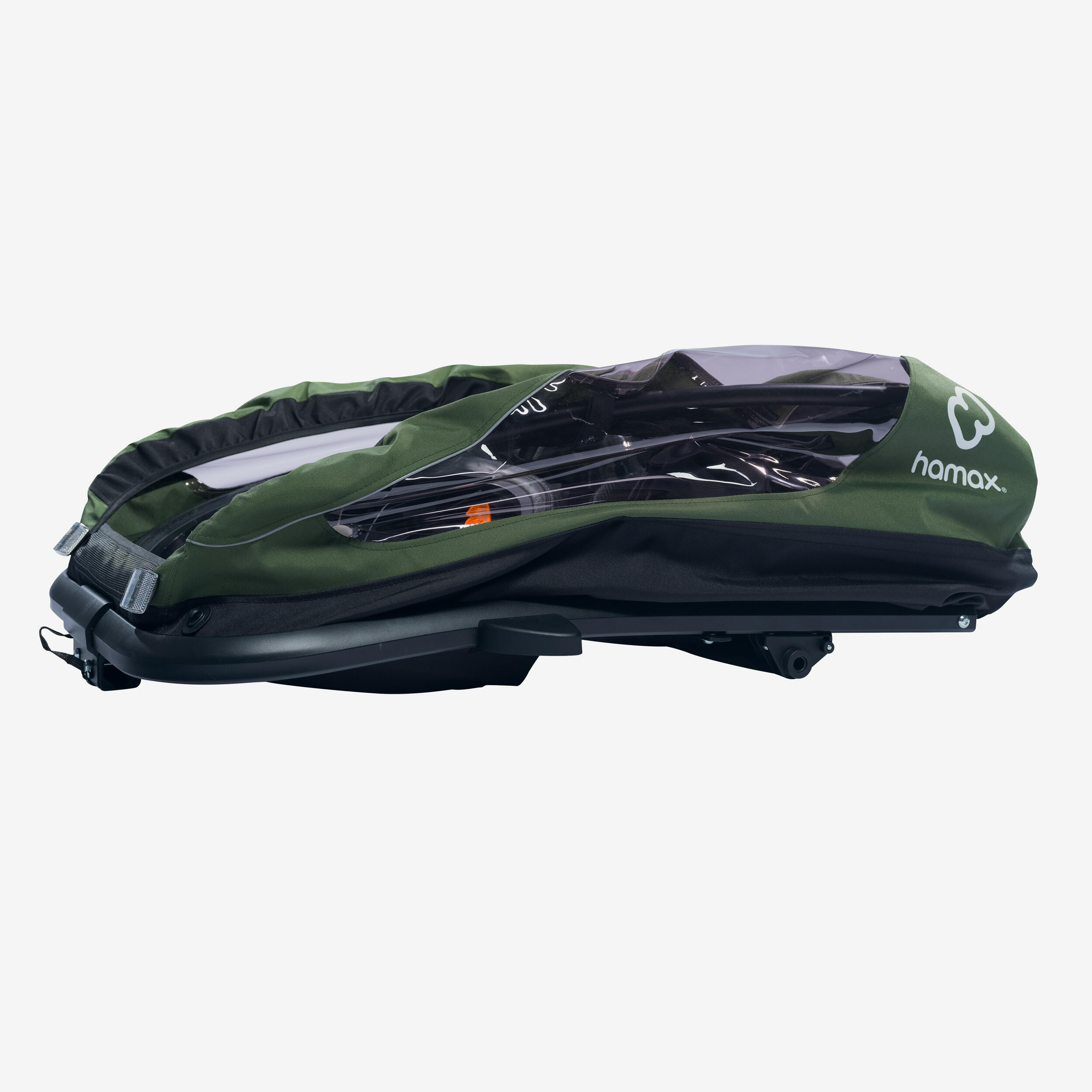 Seconde vie REMORQUE VELO HAMAX IXPLORER VERT 3/5
