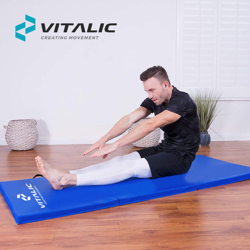 Profi Sportmatte - Fitness & Yoga-Matte (5 cm dick) Übungsmatte, Pilates-Matte