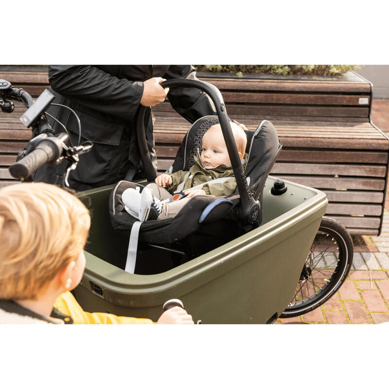 Duod Mini Mee Bakfiets Zwart