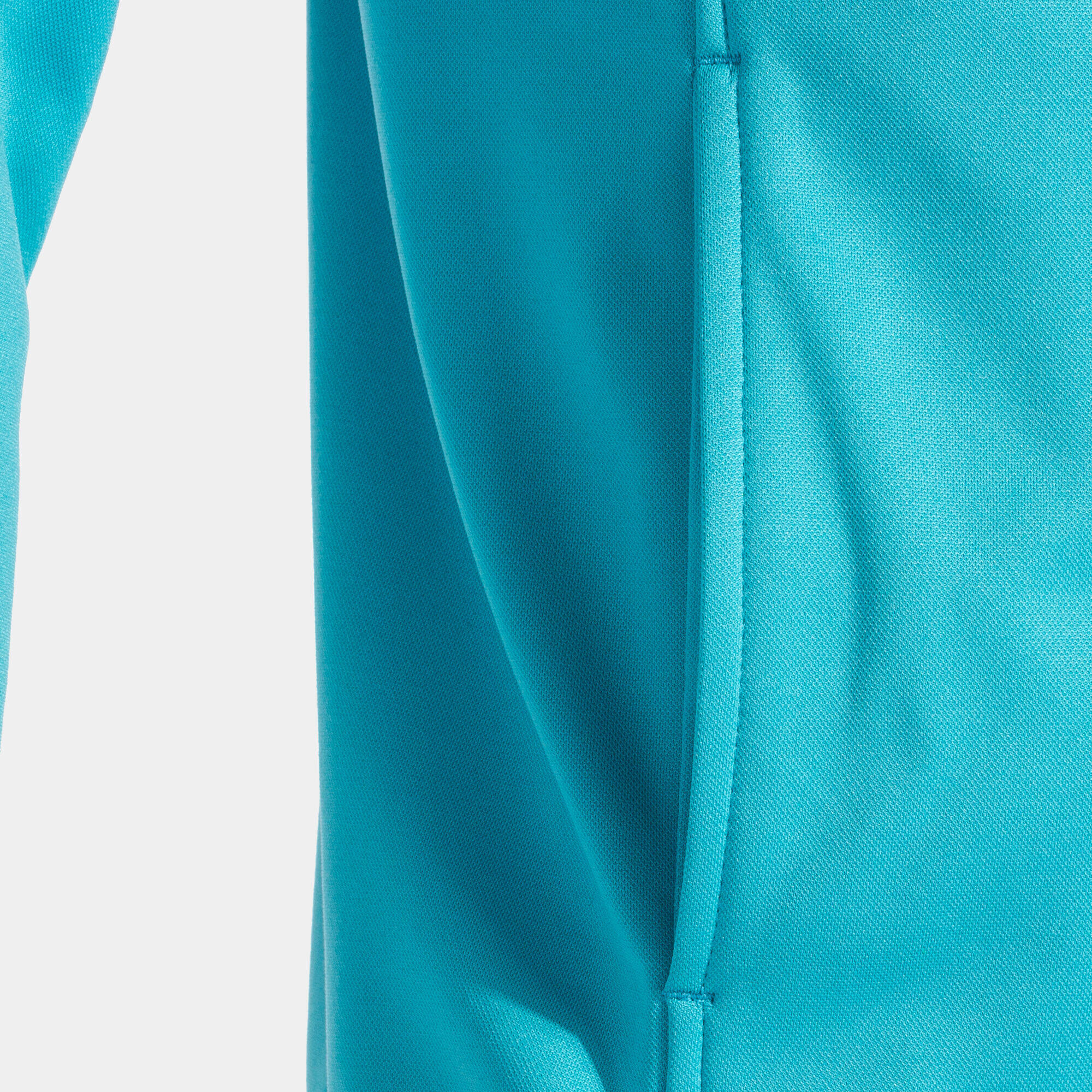 Casaco Com Capuz Futebol Homem Joma Menfis Azul-Turquesa Fluor 4/4