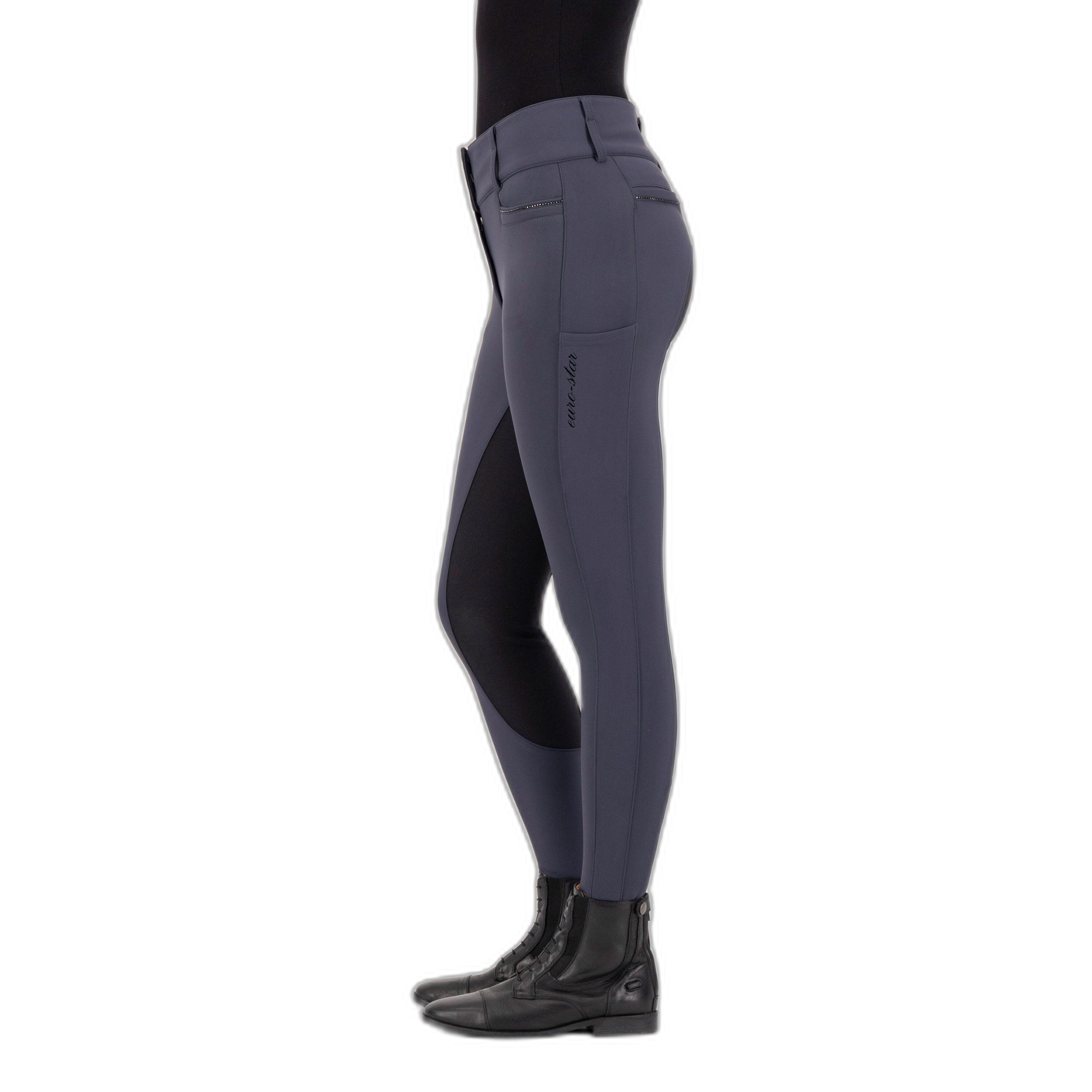 Reithose full grip hohe Taille Frau Euro-Star Arielle 3/4
