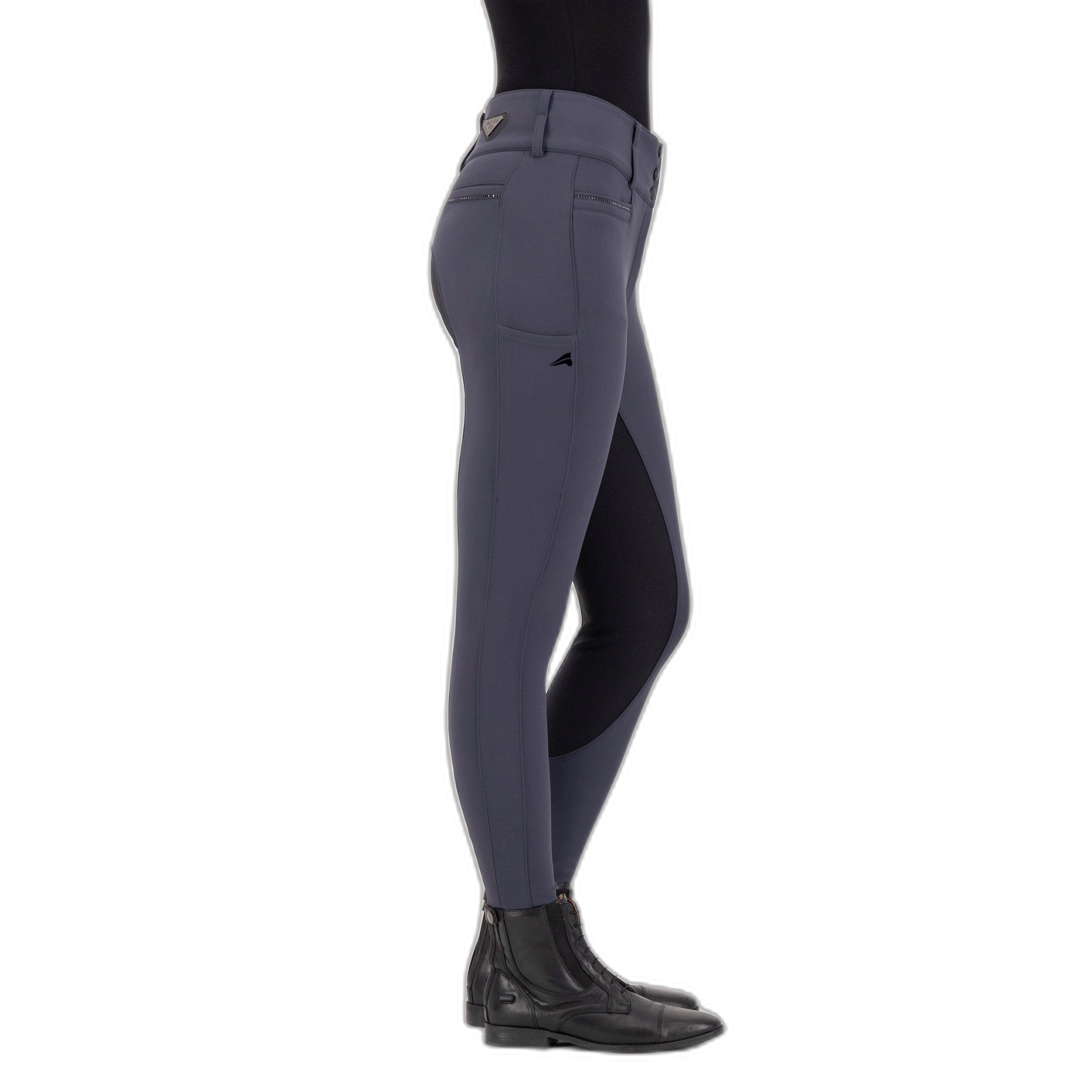 Reithose full grip hohe Taille Frau Euro-Star Arielle 4/4