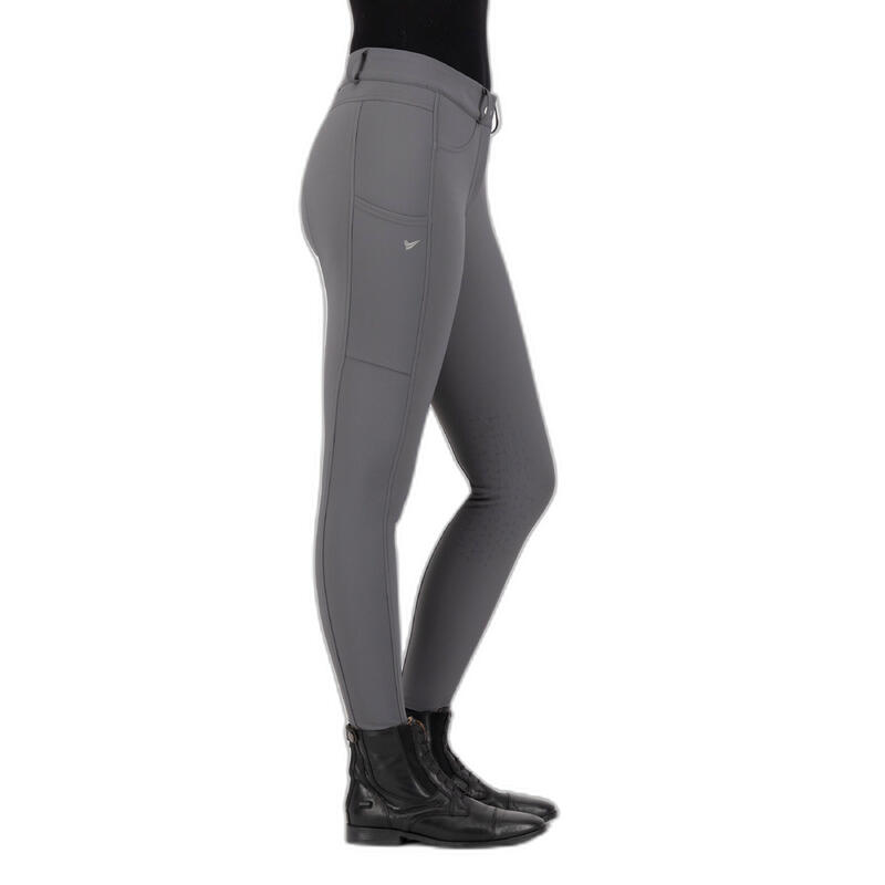Pantalon echitație Euro-Star Empres cu grip mediu pentru femei
