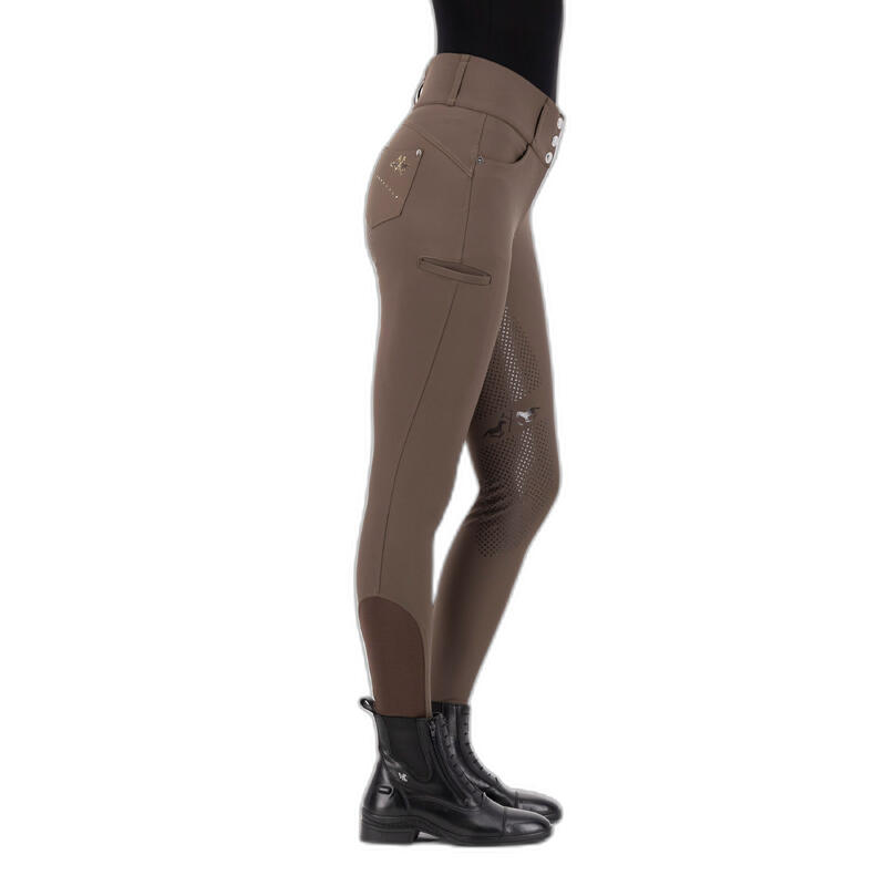 Pantaloni da equitazione full grip da donna HV Polo Elena