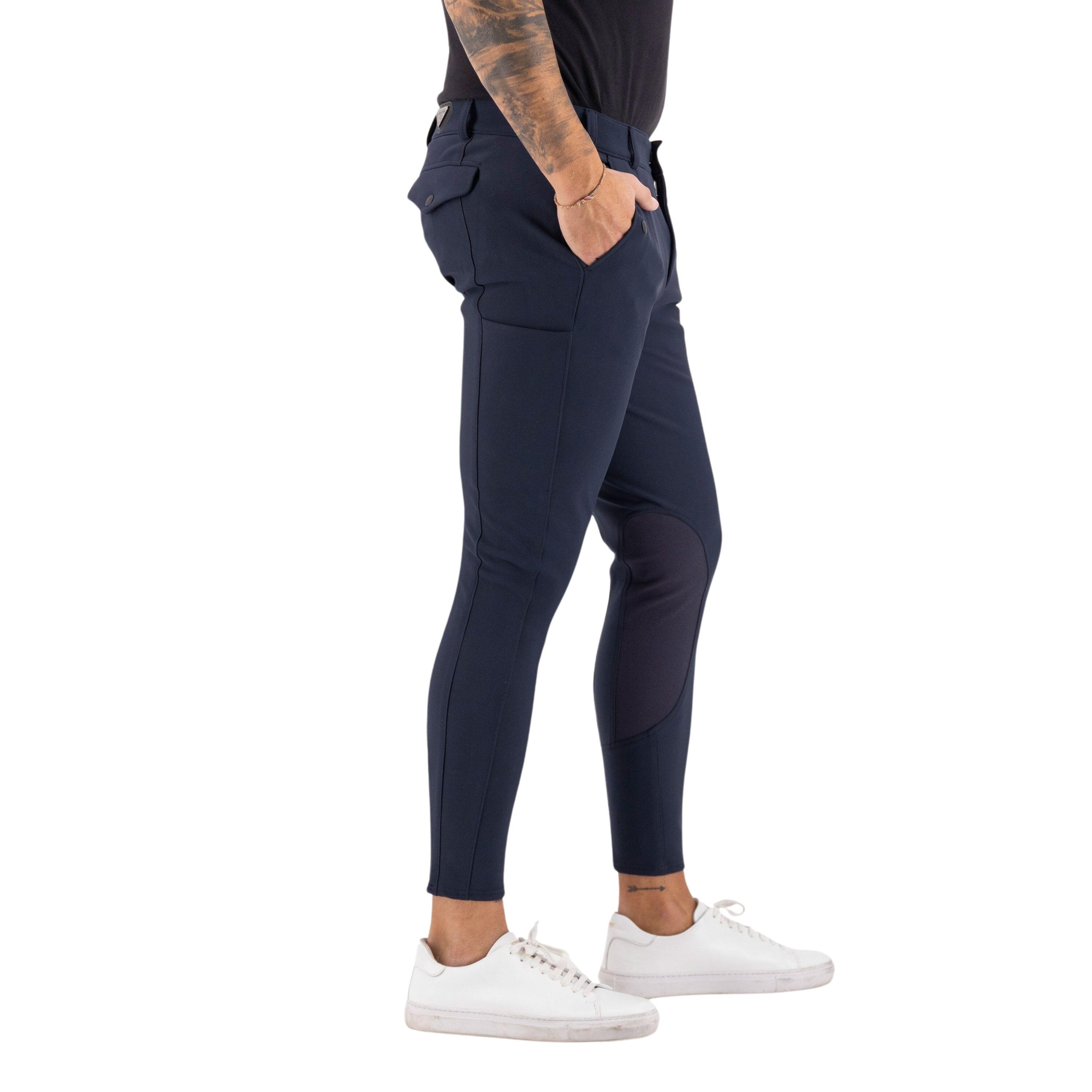 Pantalon équitation mid grip Euro-Star Gabriel Thermaline 4/4