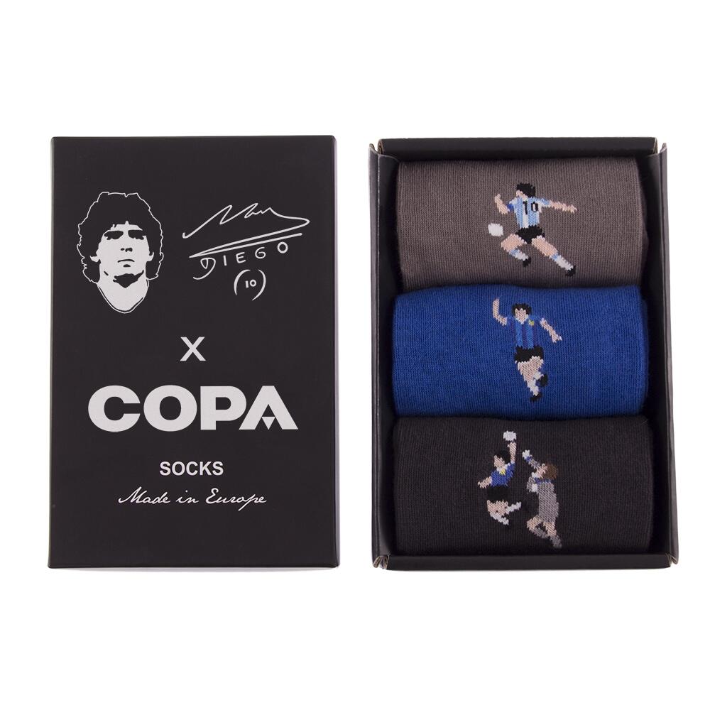 Zestaw skarpetek - Dorosły - Argentyna Maradona x COPA - Czarny