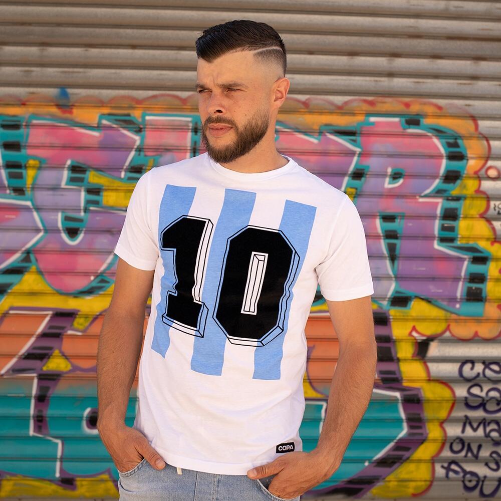 T-Shirt - Adulto - Número 10 Argentina - Branco 2/5