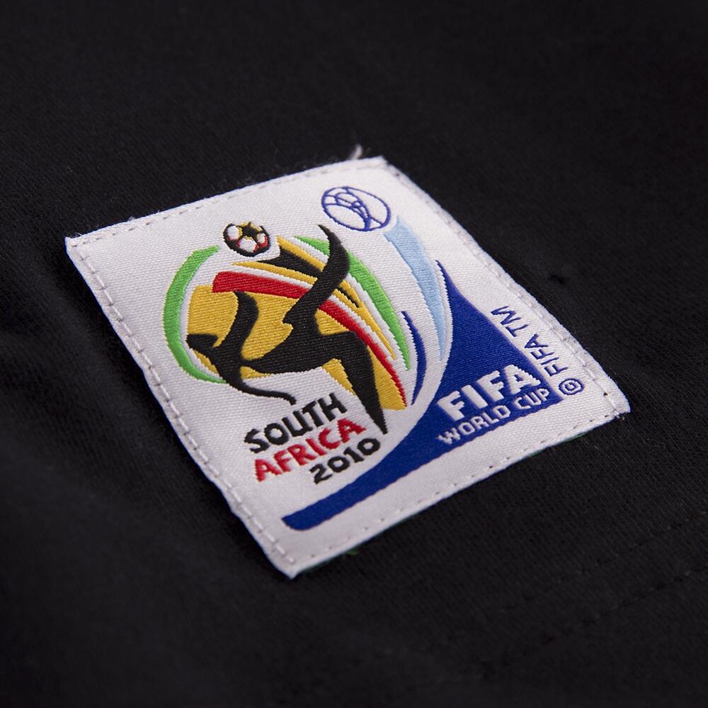 T-shirt - Heren - Zuid Afrika 2010 WK Poster - Korte mouw - Zwart 6/7