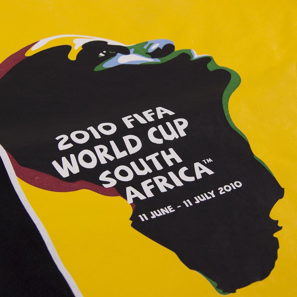 T-shirt - Heren - Zuid Afrika 2010 WK Poster - Korte mouw - Zwart 4/7
