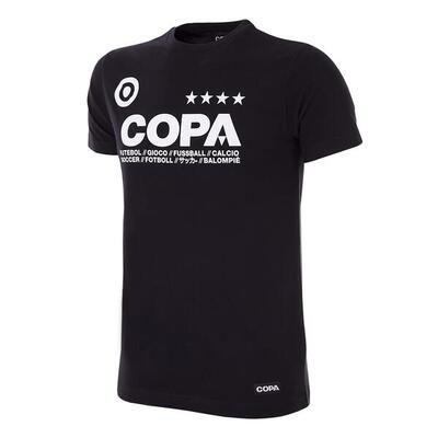 T-shirt - heren - copa basic - korte mouw - zwart