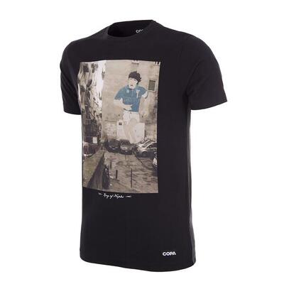 T-shirt - heren - king of naples - korte mouw - zwart