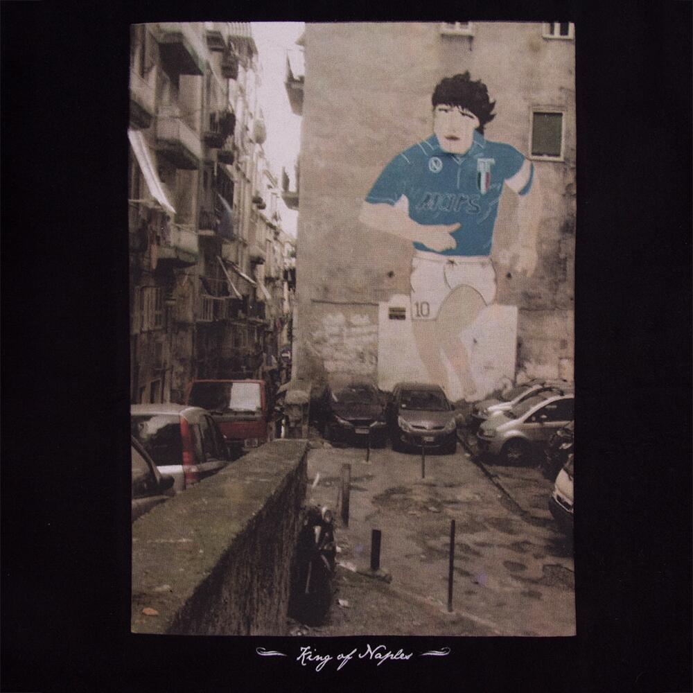 Herren - T-shirt - King of Naples- Kurzarm - Schwarz 3/5
