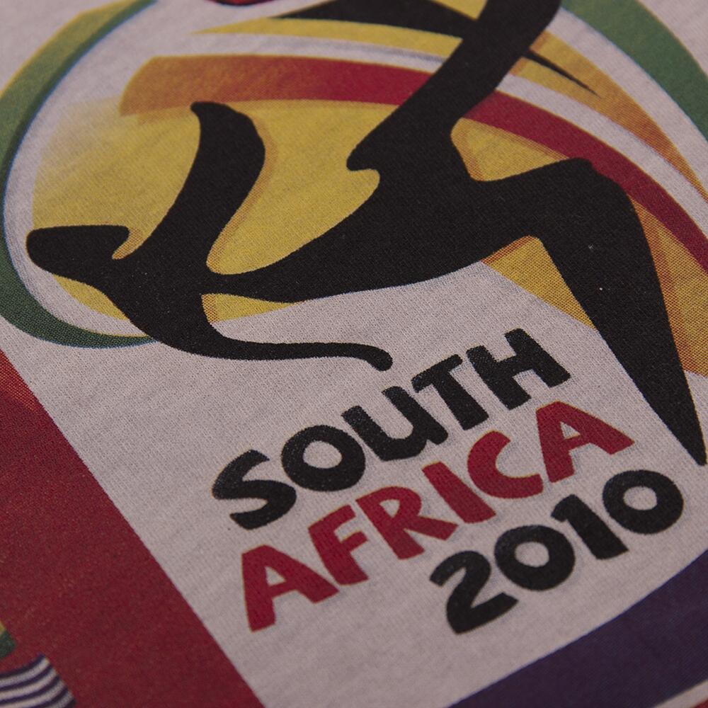 T-shirt - Heren - Panini FIFA Zuid Afrika 2010 WK - Korte mouw - Zwart 3/6