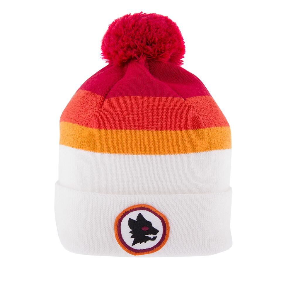 Gorro retro - adulto - as roma visitante - branco