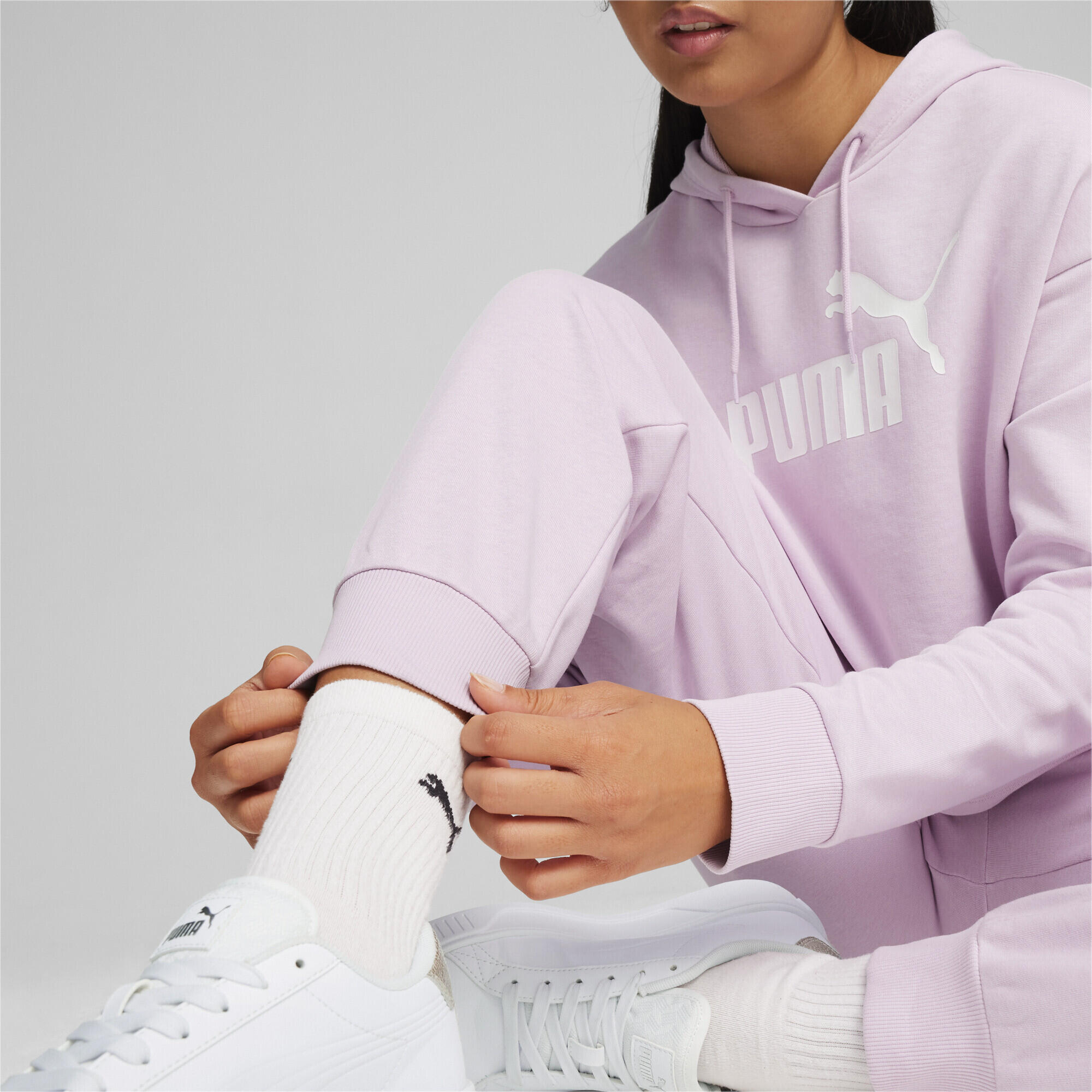 Jogginghose Frau Puma ESS+ Small Logo 5/7