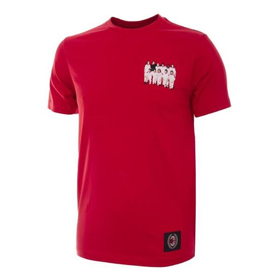 T-shirt - Uomo - Ricamato - AC Milan Squadra CL 2003 - Rosso