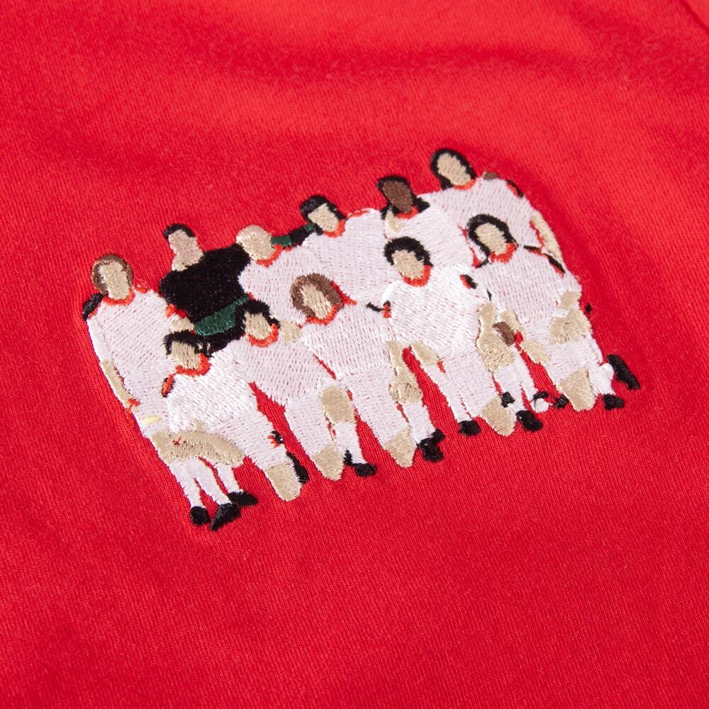 T-shirt - Heren - AC Milan CL 2003 Team - Geborduurd - Korte mouw - Rood 2/7