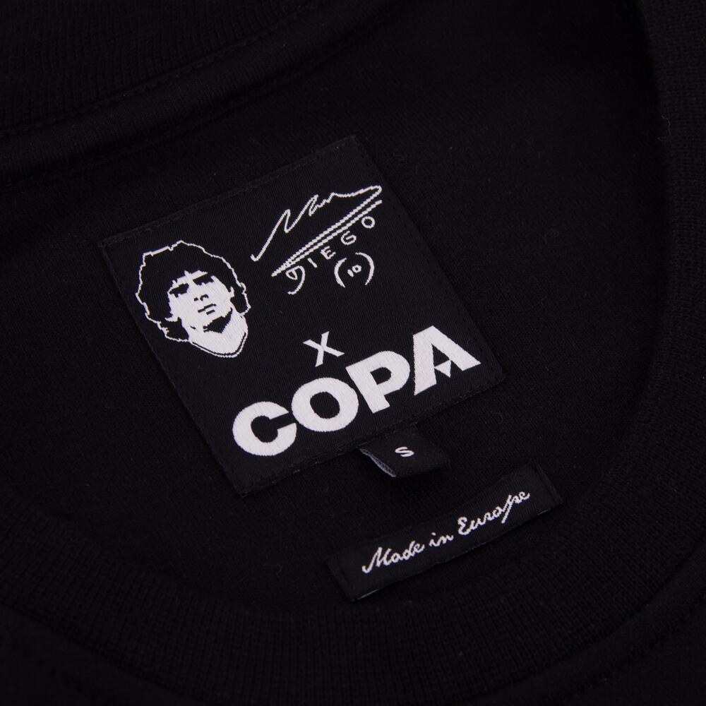 Sudadera retro de fútbol - Hombre - Maradona Copa del Mundo 1986 - Negro 4/6