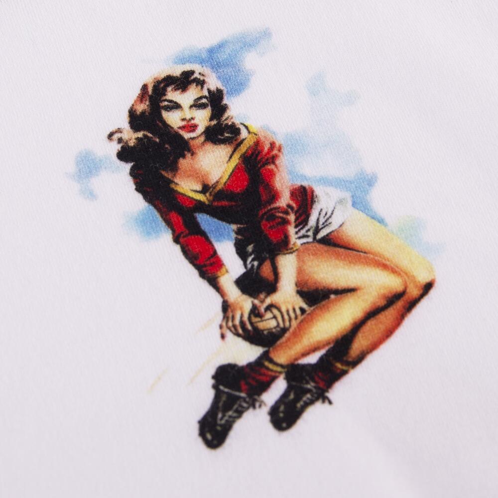 T-shirt - Heren - Calcio Donna - Korte mouw - Wit 5/7