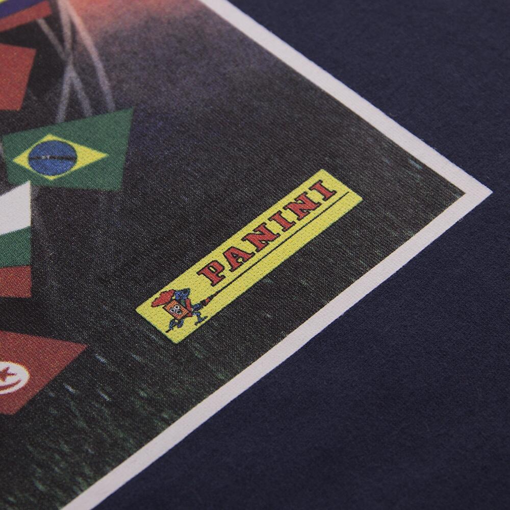 T-shirt - Heren - Panini FIFA France 1998 WK - Korte mouw - Blauw 5/7