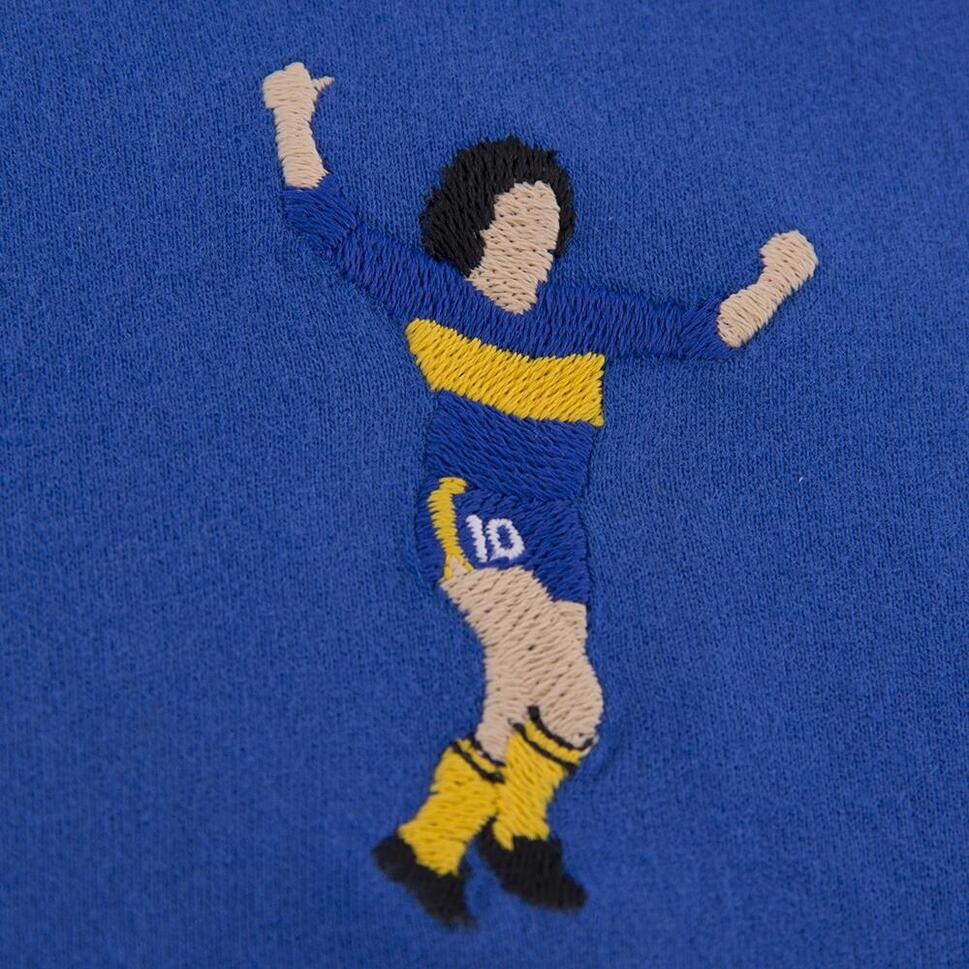 Koszulka dla dorosłych - Maradona x COPA Boca Bordado - Niebieski