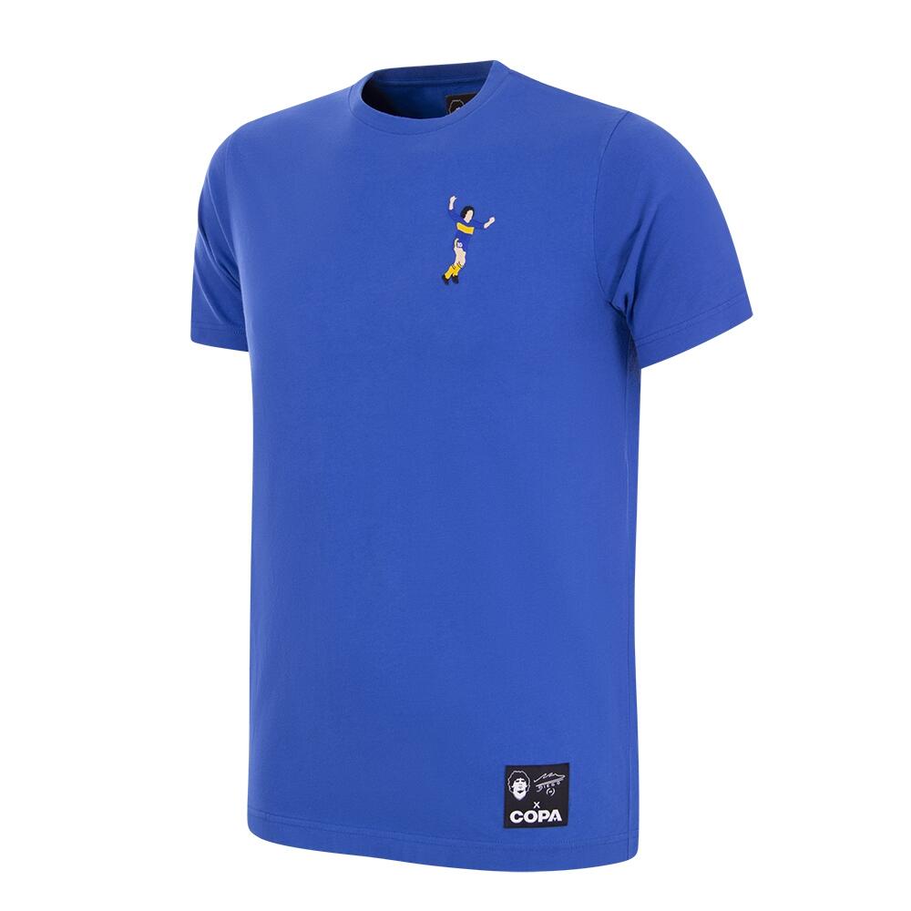 T-shirt - Heren - Maradona x COPA Boca Embroidery - Korte mouw - Blauw 1/6