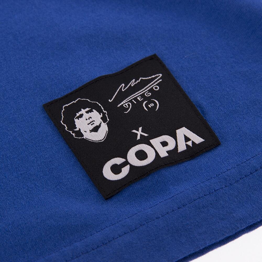T-shirt - Heren - Maradona x COPA Boca Embroidery - Korte mouw - Blauw 4/6