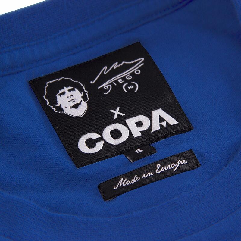 Koszulka dla dorosłych - Maradona x COPA Boca Bordado - Niebieski