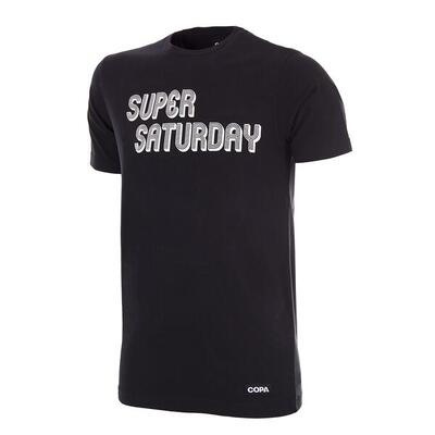 T-shirt - heren - super saturday - korte mouw - zwart