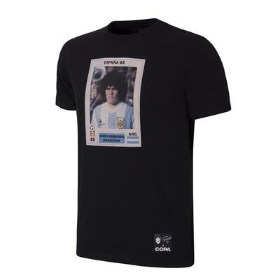 Maradona x copa argentina football sticker t-shirt