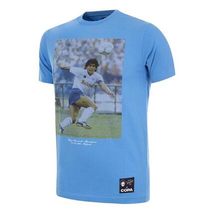 Camiseta manga corta fútbol retro Maradona X COPA Napoles