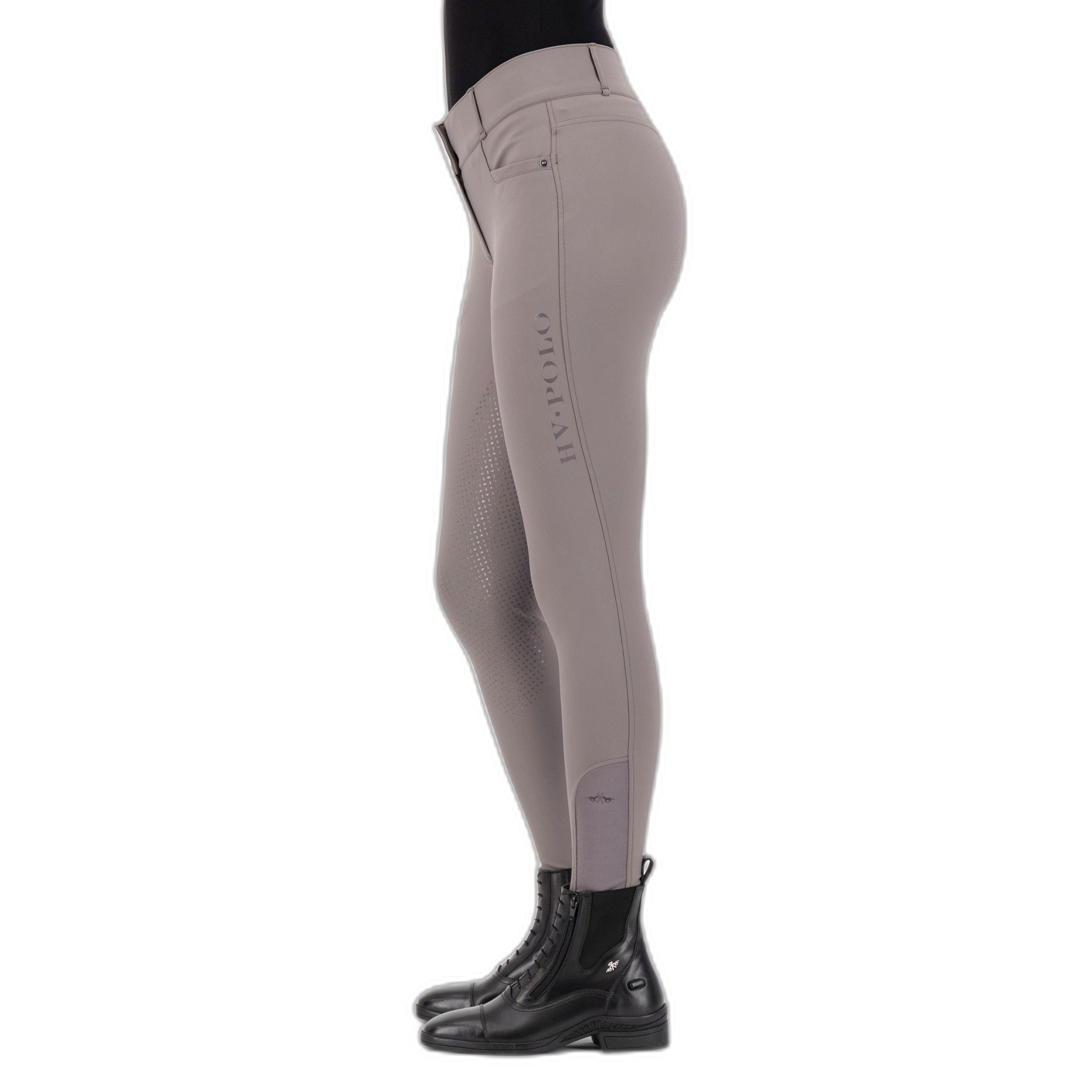 Pantaloni da equitazione full grip da donna HV Polo Favourite Midwaist 3/3