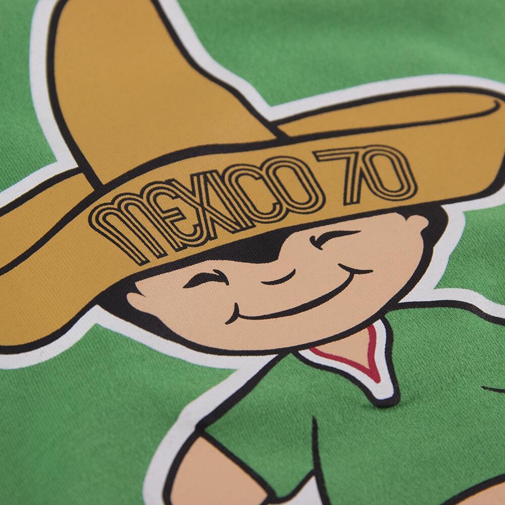 T-Shirt - Adulto - Mascote Juanito Campeonato do Mundo México 1970 - Verde 3/6