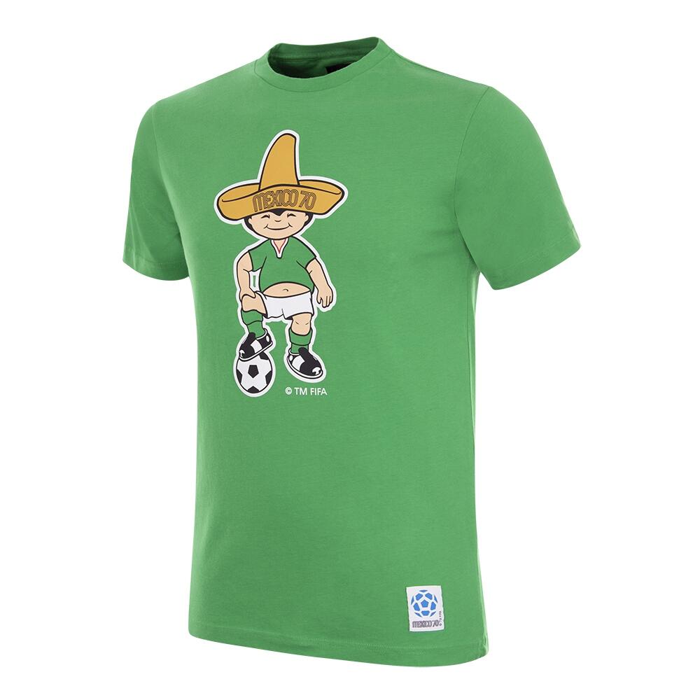 Koszulka piłkarska retro Mascote Juanito Campeonato do Mundo México 1970