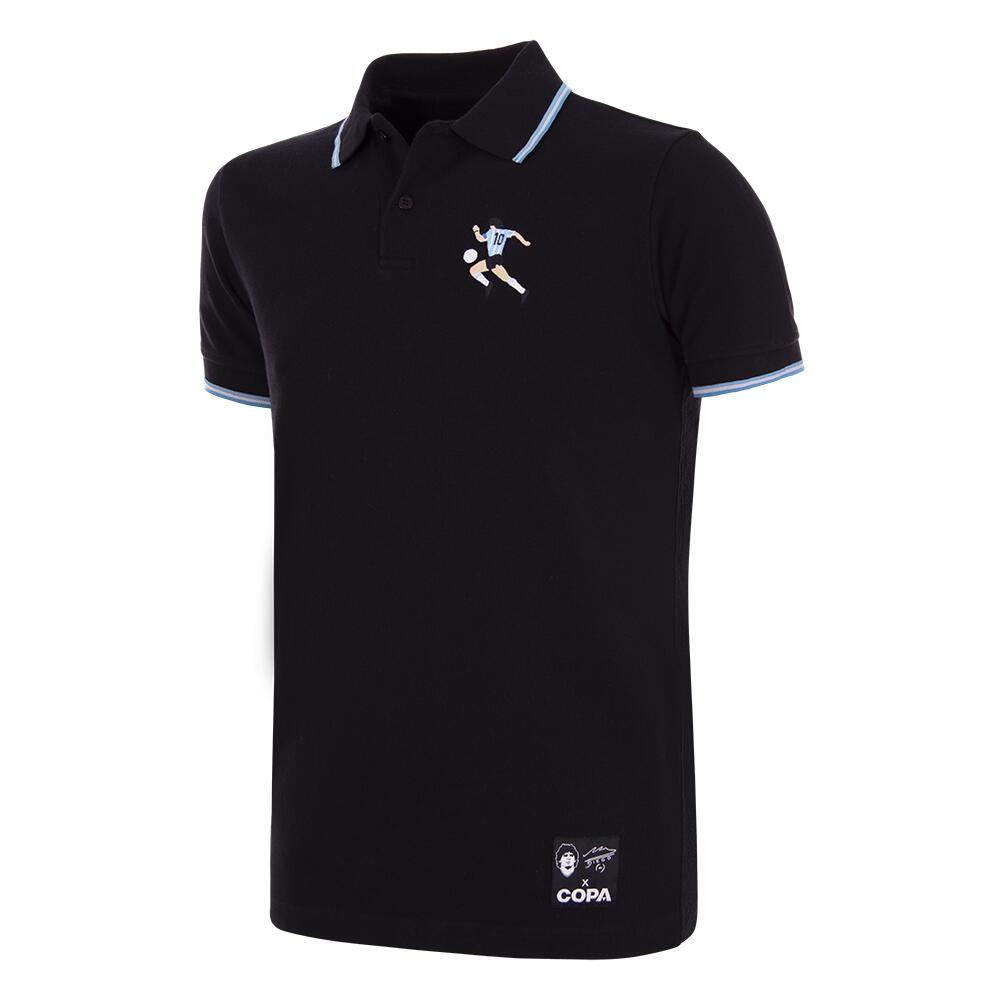 COPA FOOTBALL Polo - Heren - Maradona Argentinië - Geborduurd - Zwart