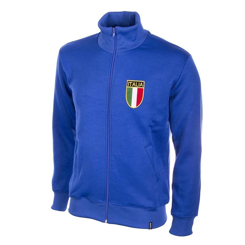 Sweatshirt zippé Italie 1970’s Logo