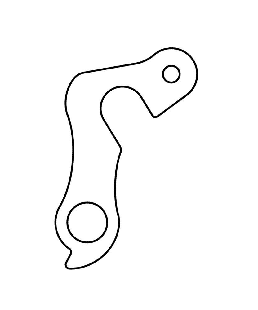 Patte de Dérailleur Marwi GH-026 Haibike Wheeler Winora 6/6