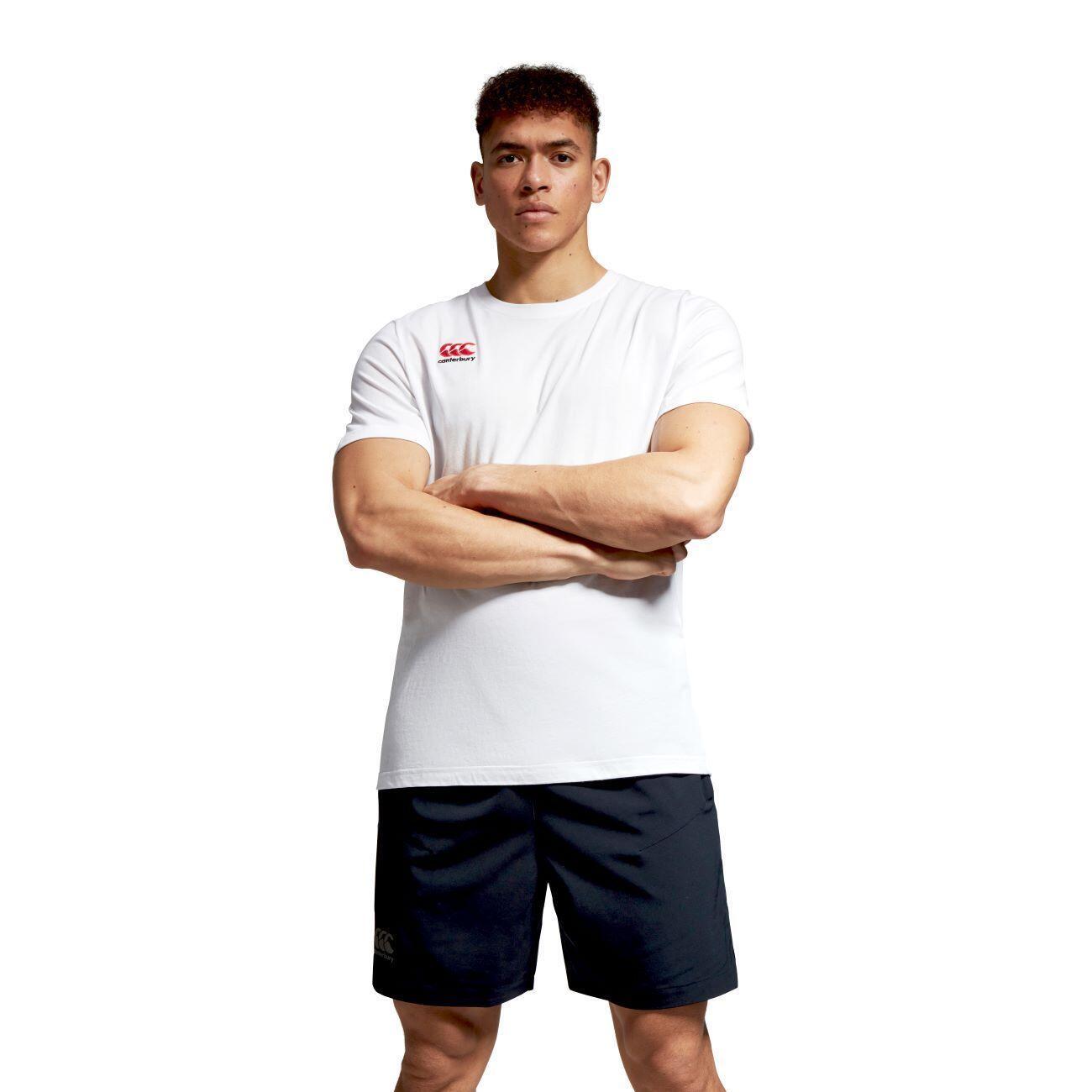 CANTERBURY Cotton T-shirt with small logo Canterbury