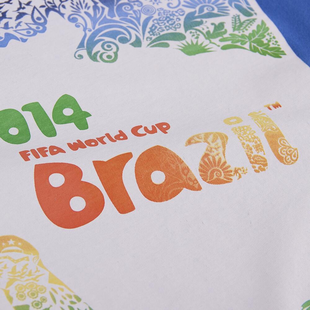 T-Shirt - Adulto - Poster Campeonato do Mundo Brasil 2014 - Azul 3/7