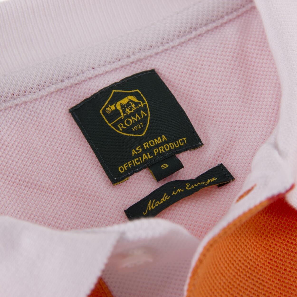 Polo - Uomo - AS Roma Away - Manica Corta - Bianco 3/4
