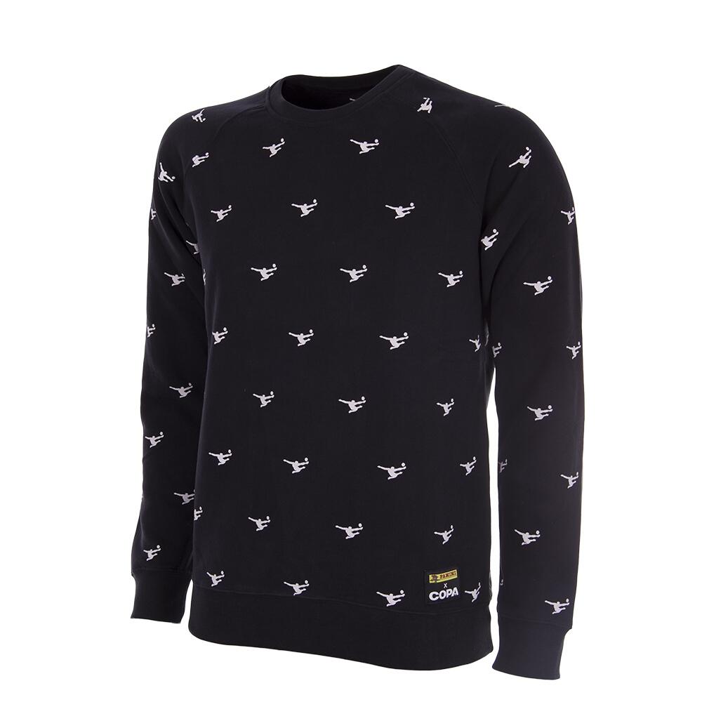 Sweater - adulto - panini all over - preto